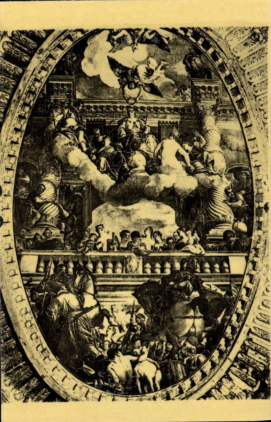 CPA Veronese Le Triomphe De Venise Venise Palais Ducal Salle Du Grand Conseil