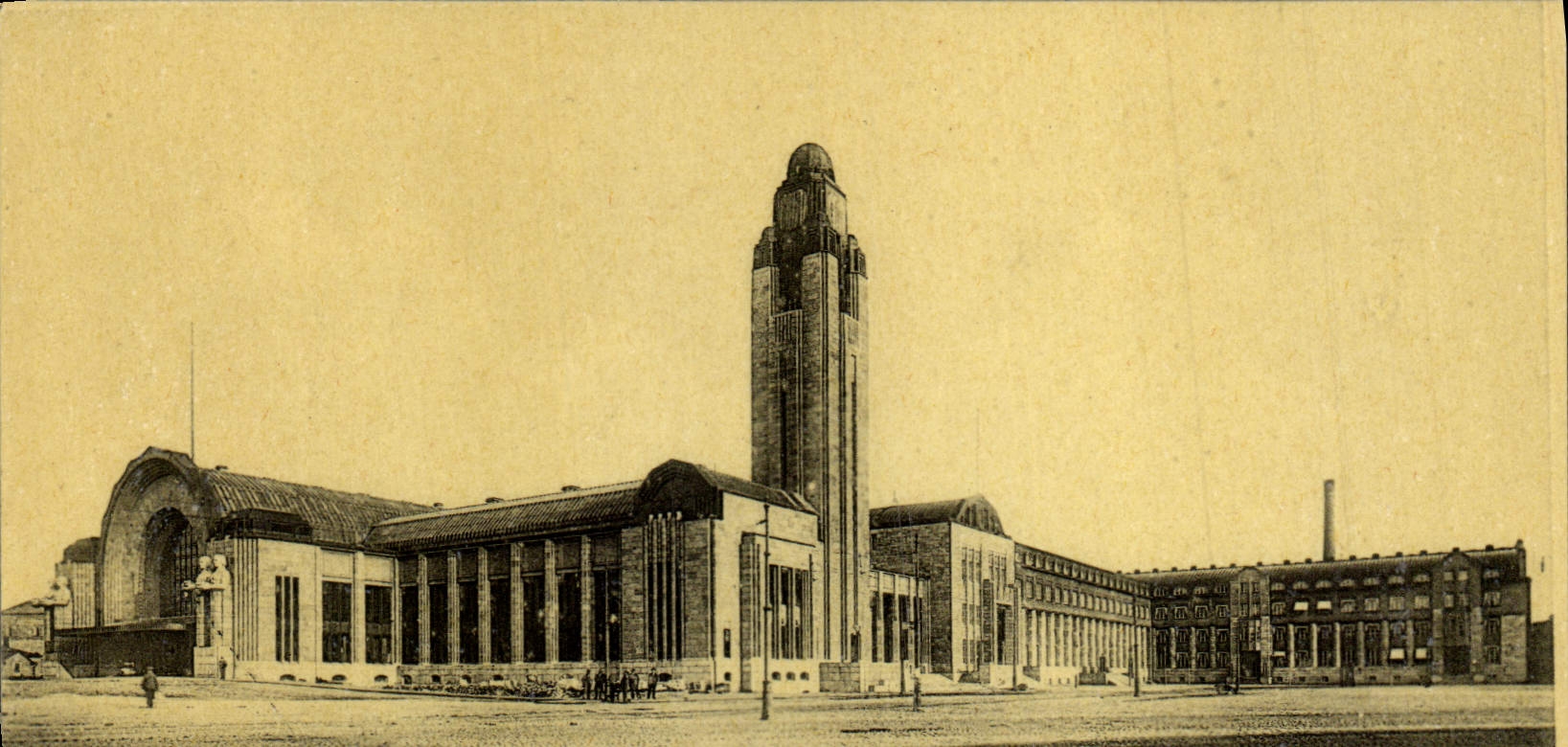 CPA Saarinen Gare d'Helsinki Helsingfors