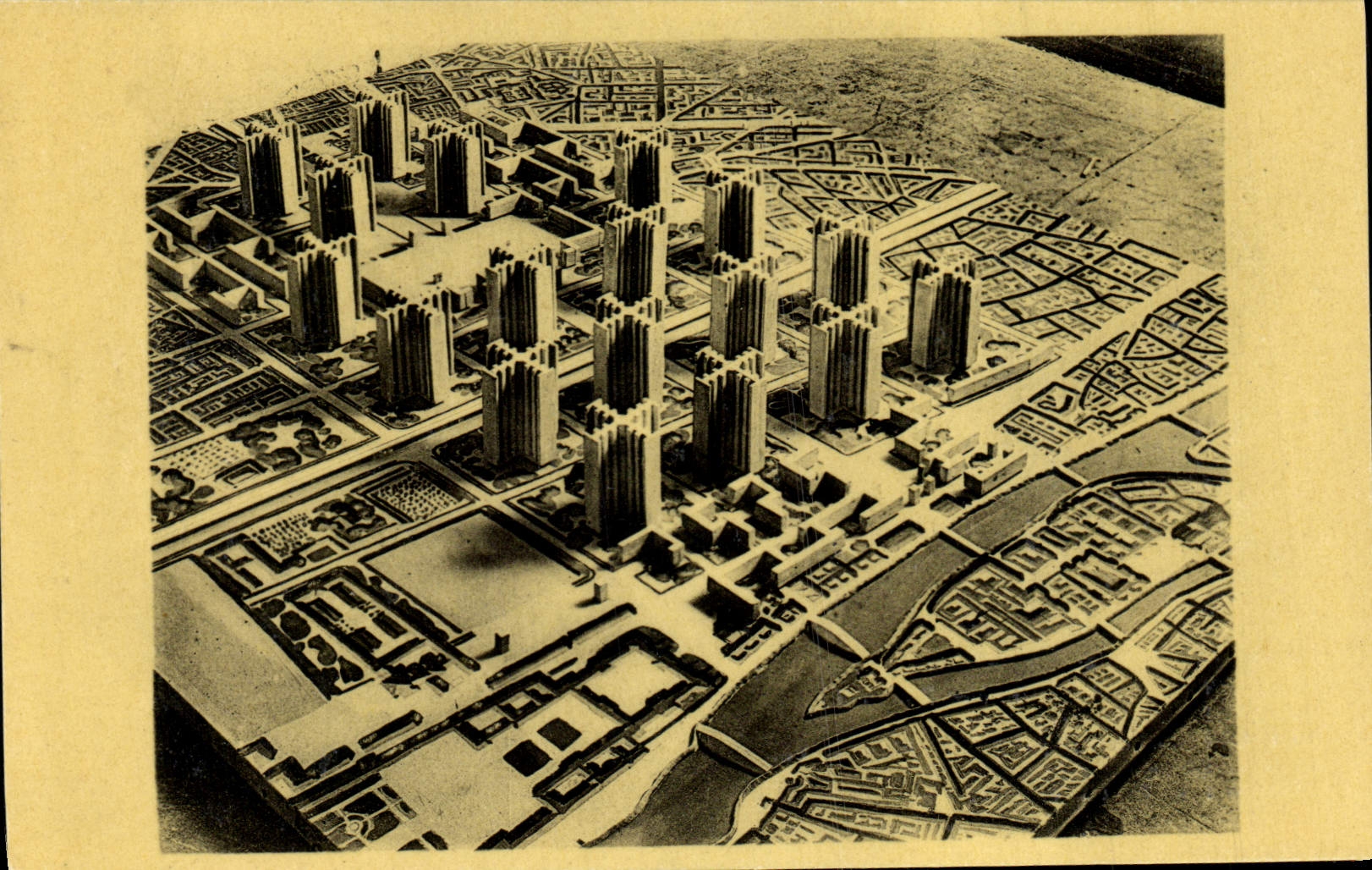CPA Le Corbusier Jeanneret La Cite d'Affaires De Paris