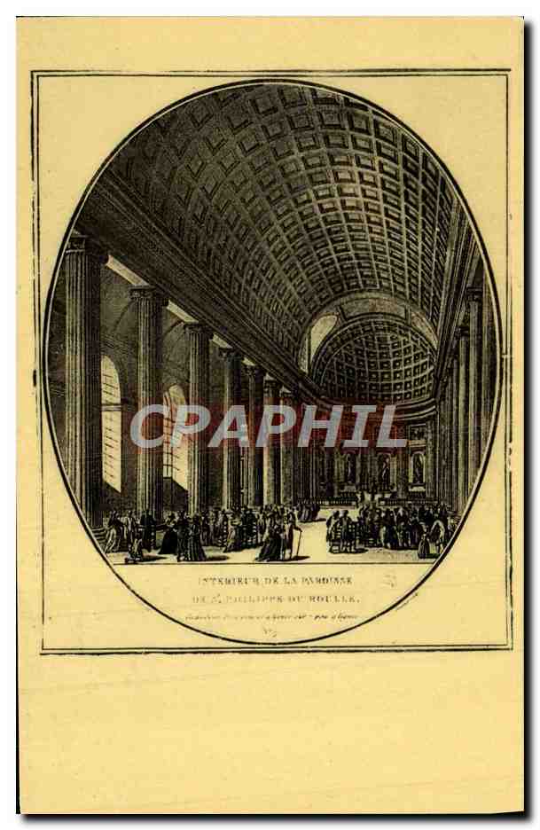 CPA Chealgrin Eglise Saint Philippe Du Roule La Nef Paris