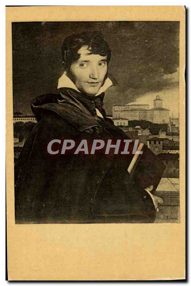CPA Ingres Portrait Du Peintre Granet Aix Musee Des Beaux Arts