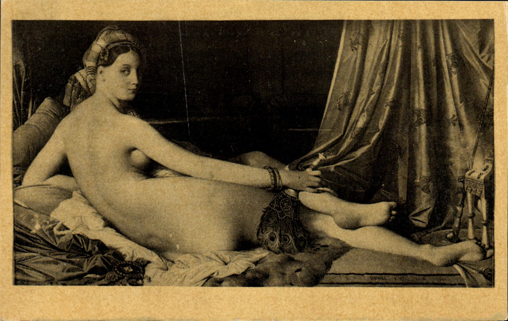CPA Ingres La Grande Odalisque Paris Musee Du Louvre Paris