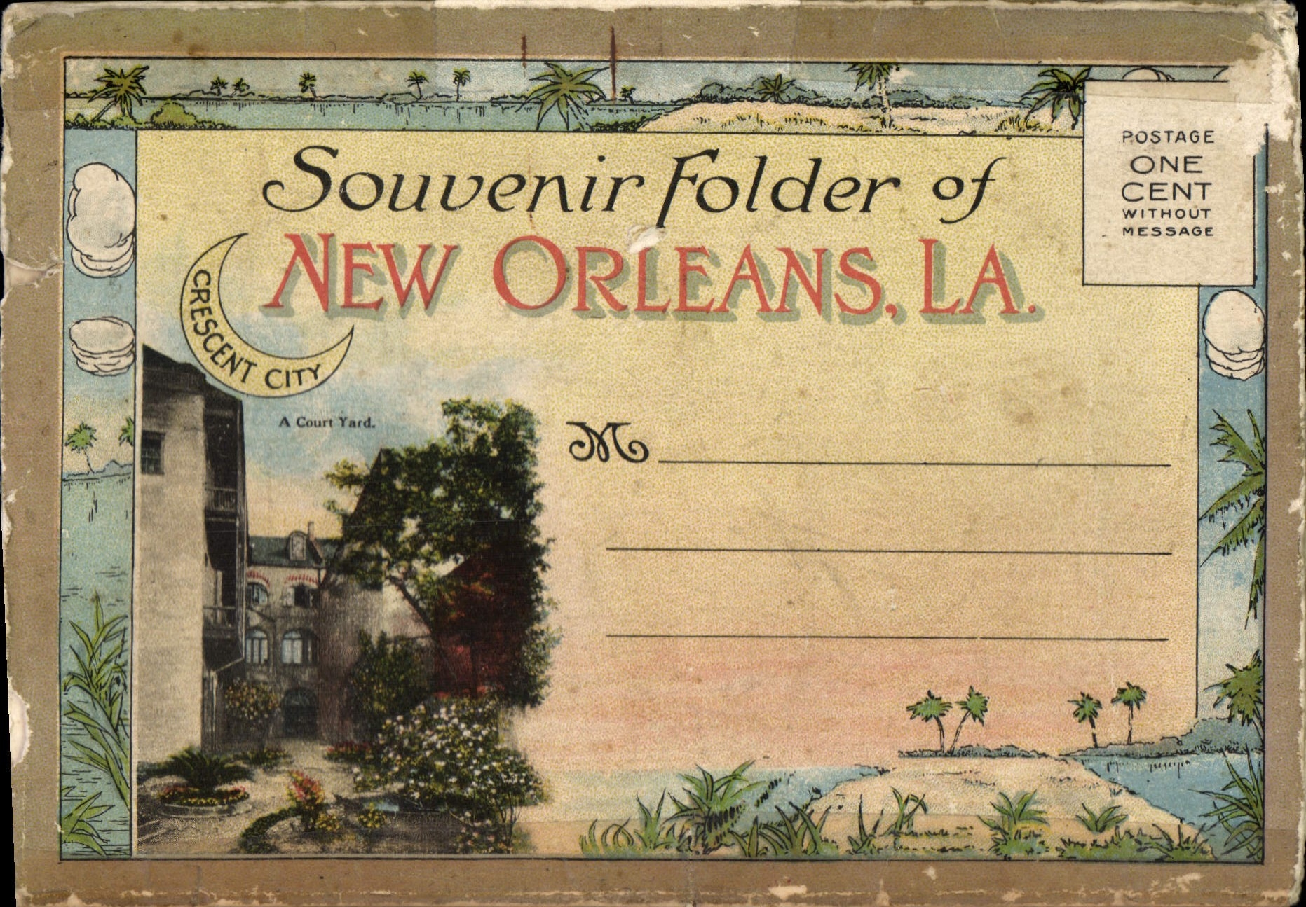 CPA Livret Souvenir Folder Of New Orleans La
