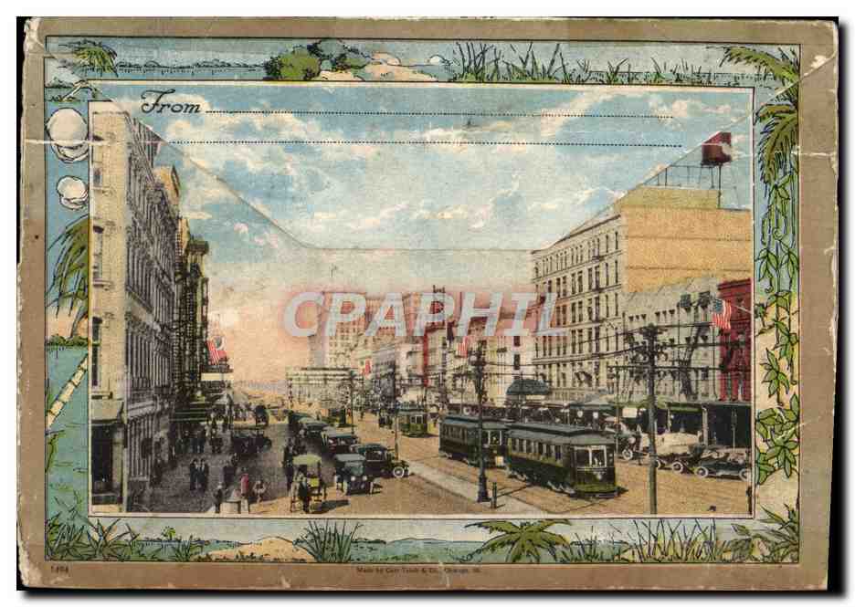 CPA Livret Souvenir Folder Of New Orleans La — Rückseite