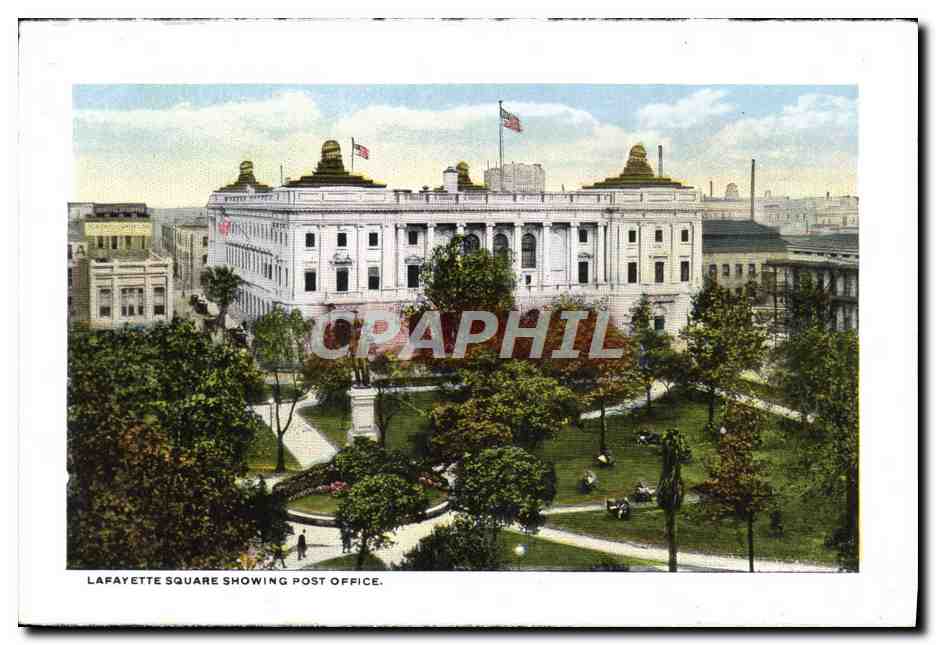 CPA Lafayette Square Show Post Office Mardi Gras Pageant Carnaval — Verso