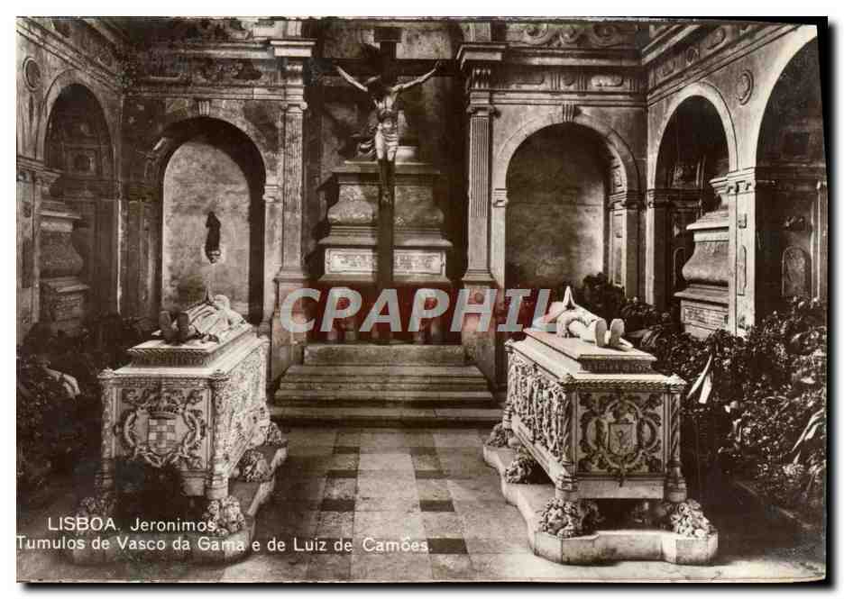 CPA Lisboa Jeronimos Tumulos De Vasco Da Gama E De Luiz De Camoes