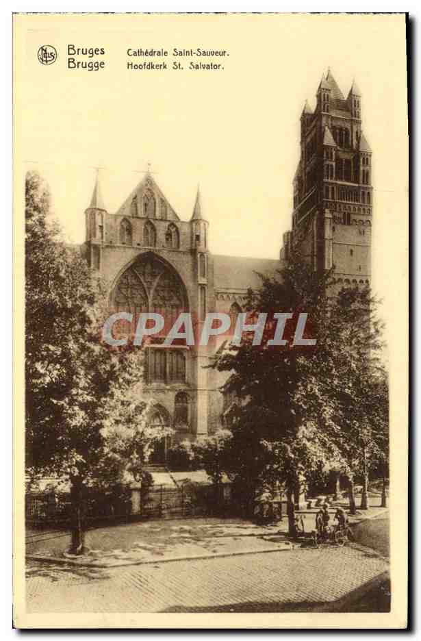CPA Bruges Cathedrale Saint Sauveur 