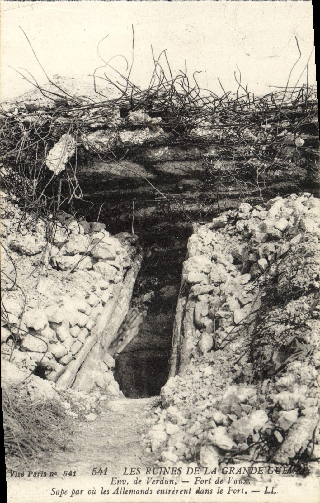Les ruines de la Grande Guerre — Env. de Verdun — Fort de Vaux — Visé Paris n° 541