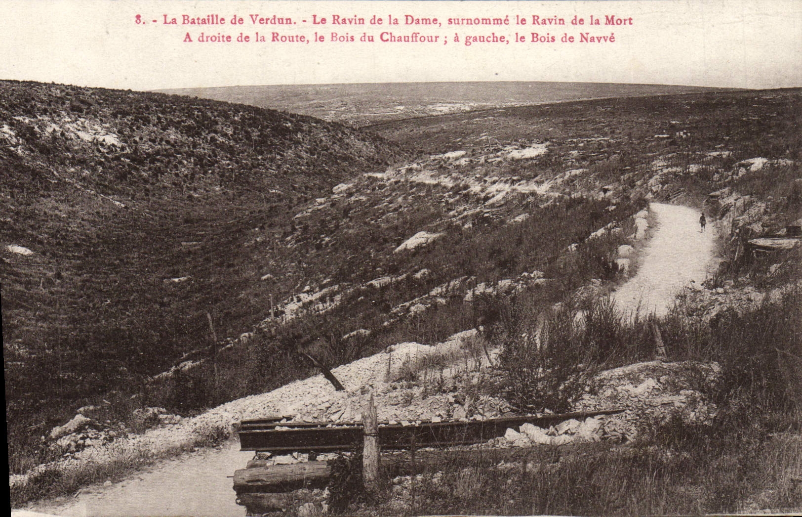 Die Schlacht von Verdun — Der Schlucht der Lady, genannt die Schlucht des Todes — Verlag nicht sichtbar