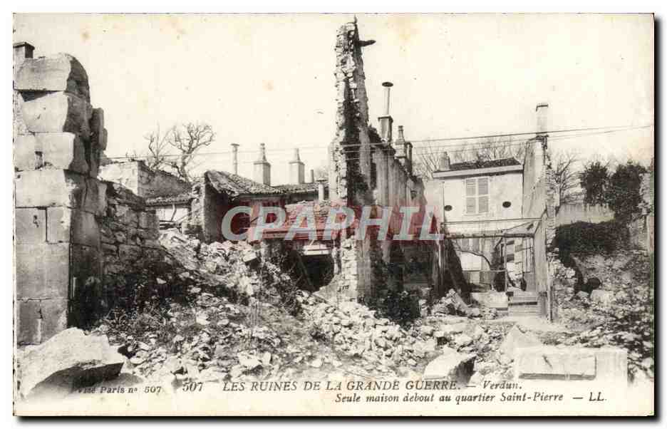 Ruinen des Großen Krieges — Verdun-Saint-Pierre — Lévy Fils et Cie, Paris