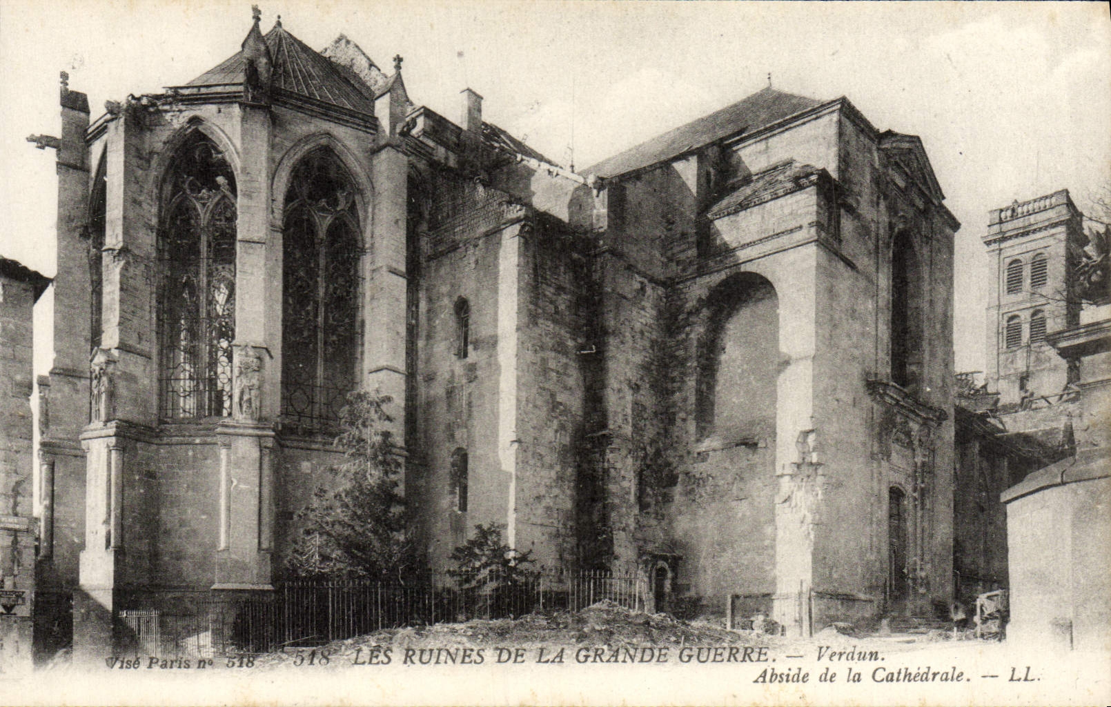 Ruines de la Grande Guerre — Abside de la Cathédrale — Verdun — Visé Paris n° 518