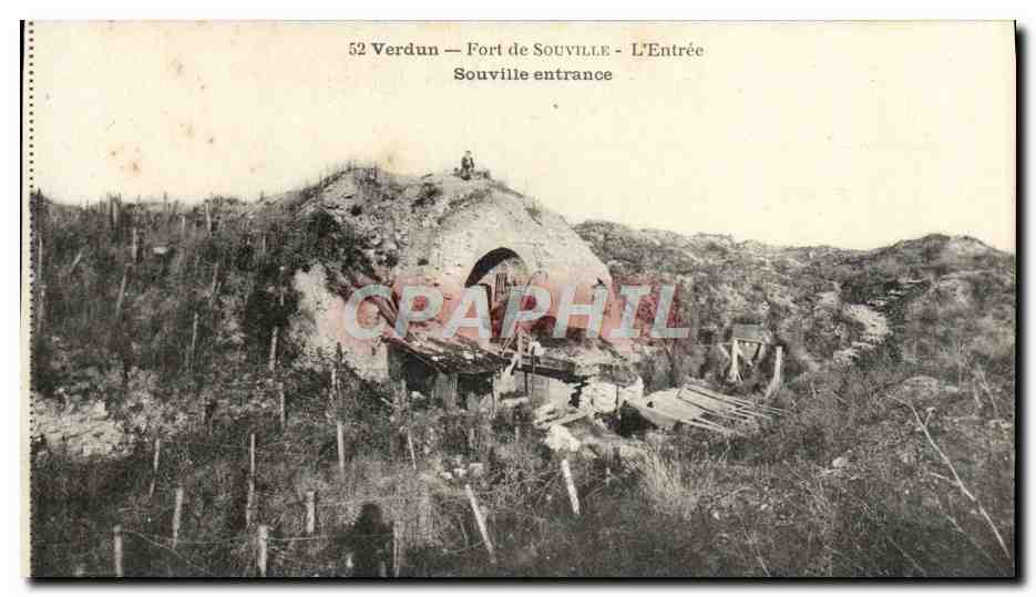 Verdun — Fort de Souville — L'Entrée