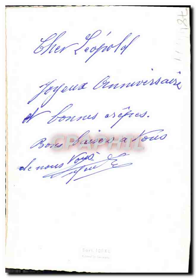 CPA Fantaisie Fleurs  — Verso