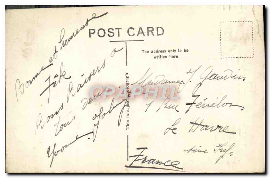 CPA Fantaisie Fleurs  — Verso