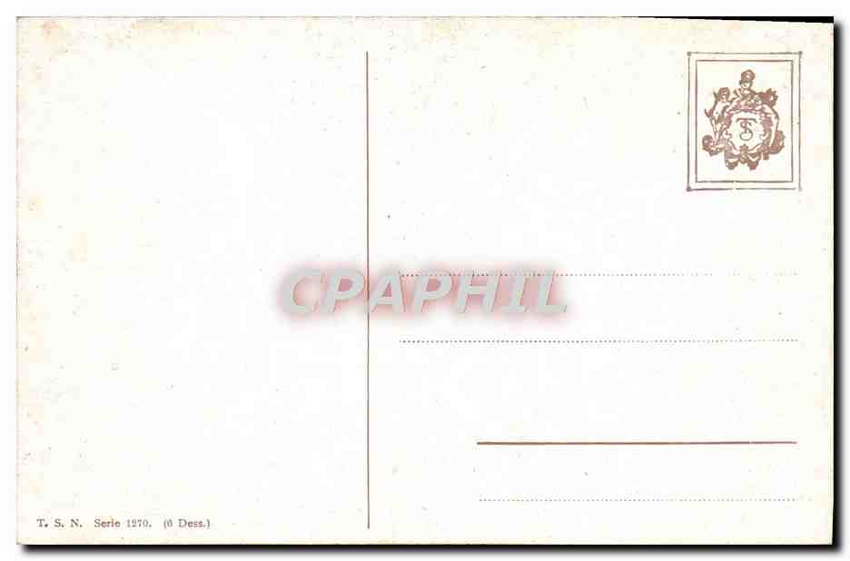 CPA Fantaisie Fleurs  — Verso