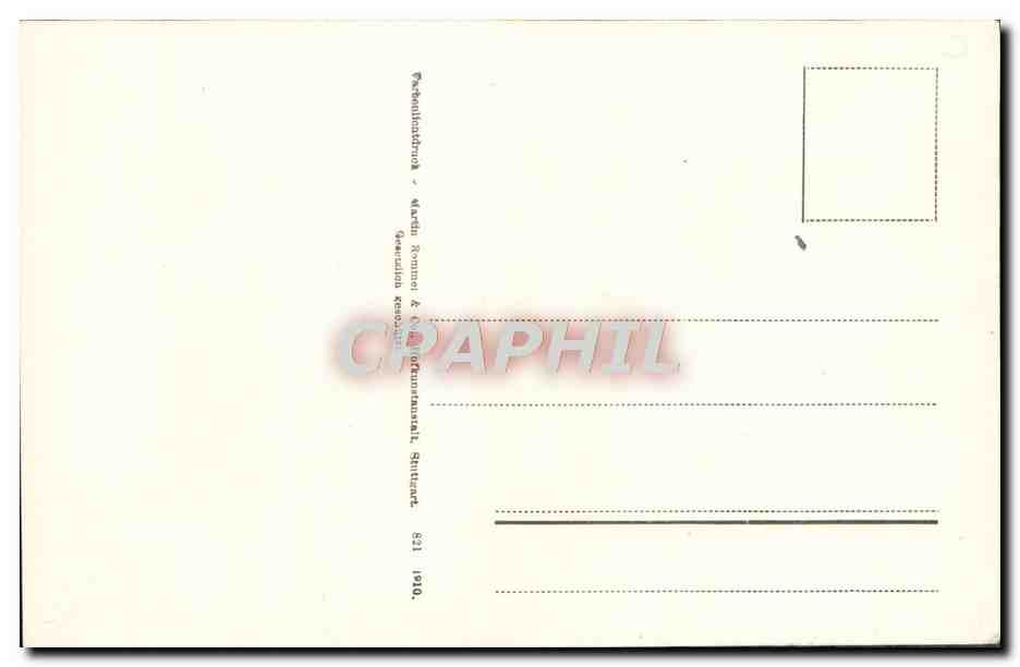 CPA Fantaisie Fleurs  — Verso