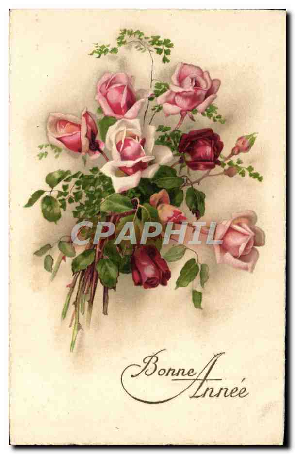 CPA Fantaisie Fleurs 