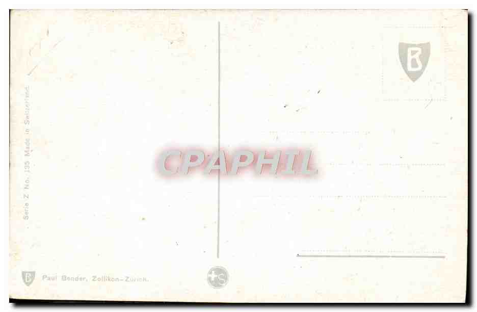 CPA Fantaisie Fleurs  — Verso