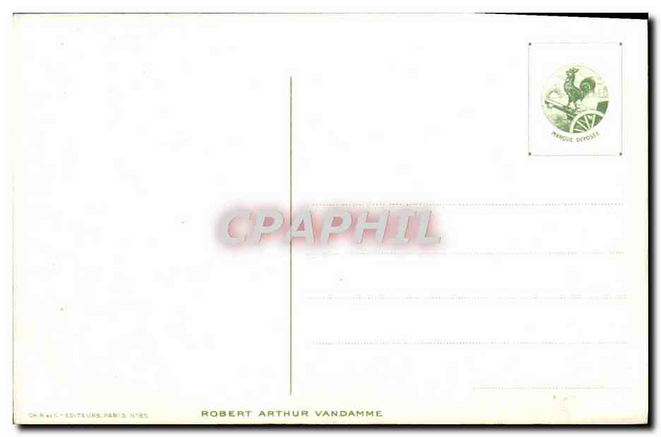 CPA Fantaisie Fleurs  — Verso