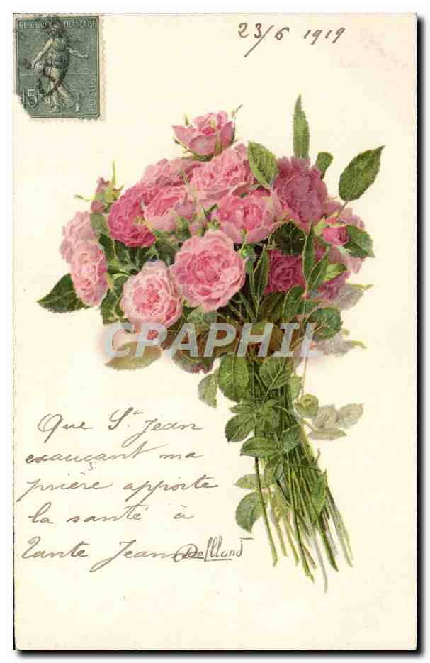 CPA Fantaisie Fleurs 