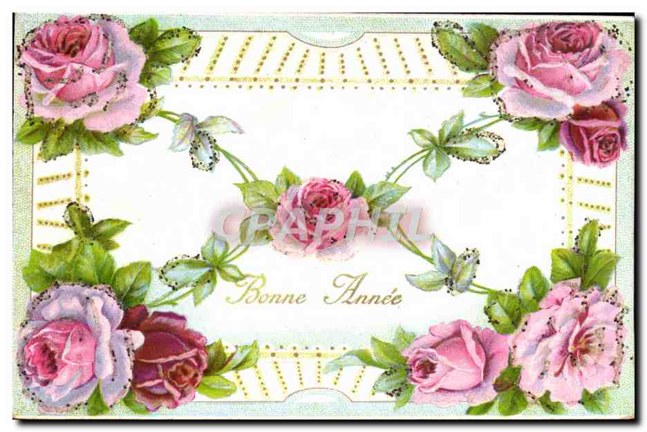 CPA Fantaisie Fleurs 
