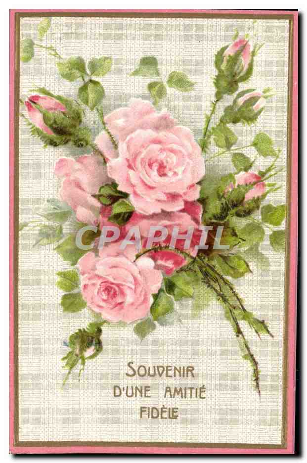 CPA Fantaisie Fleurs 