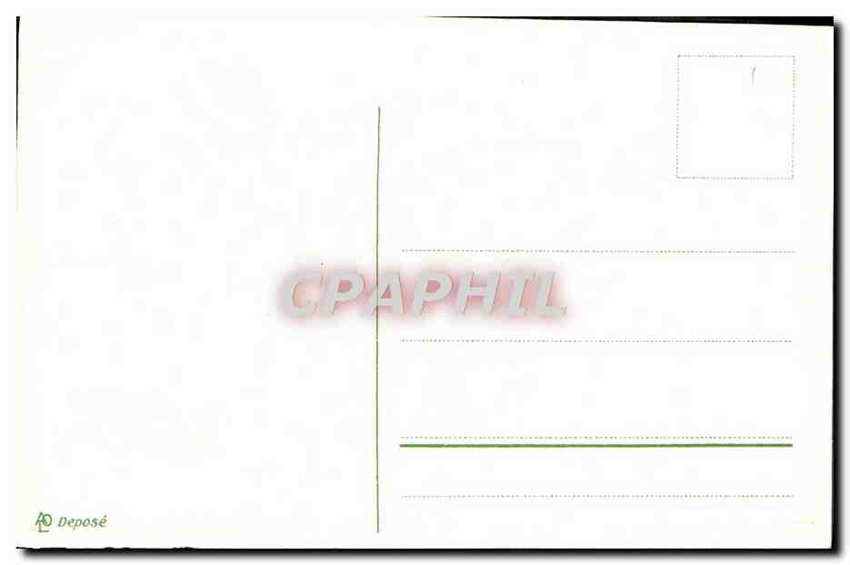 CPA Fantaisie Fleurs  — Verso