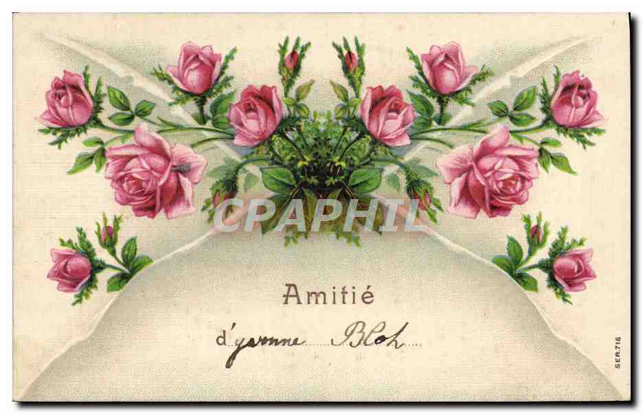 CPA Fantaisie Fleurs 