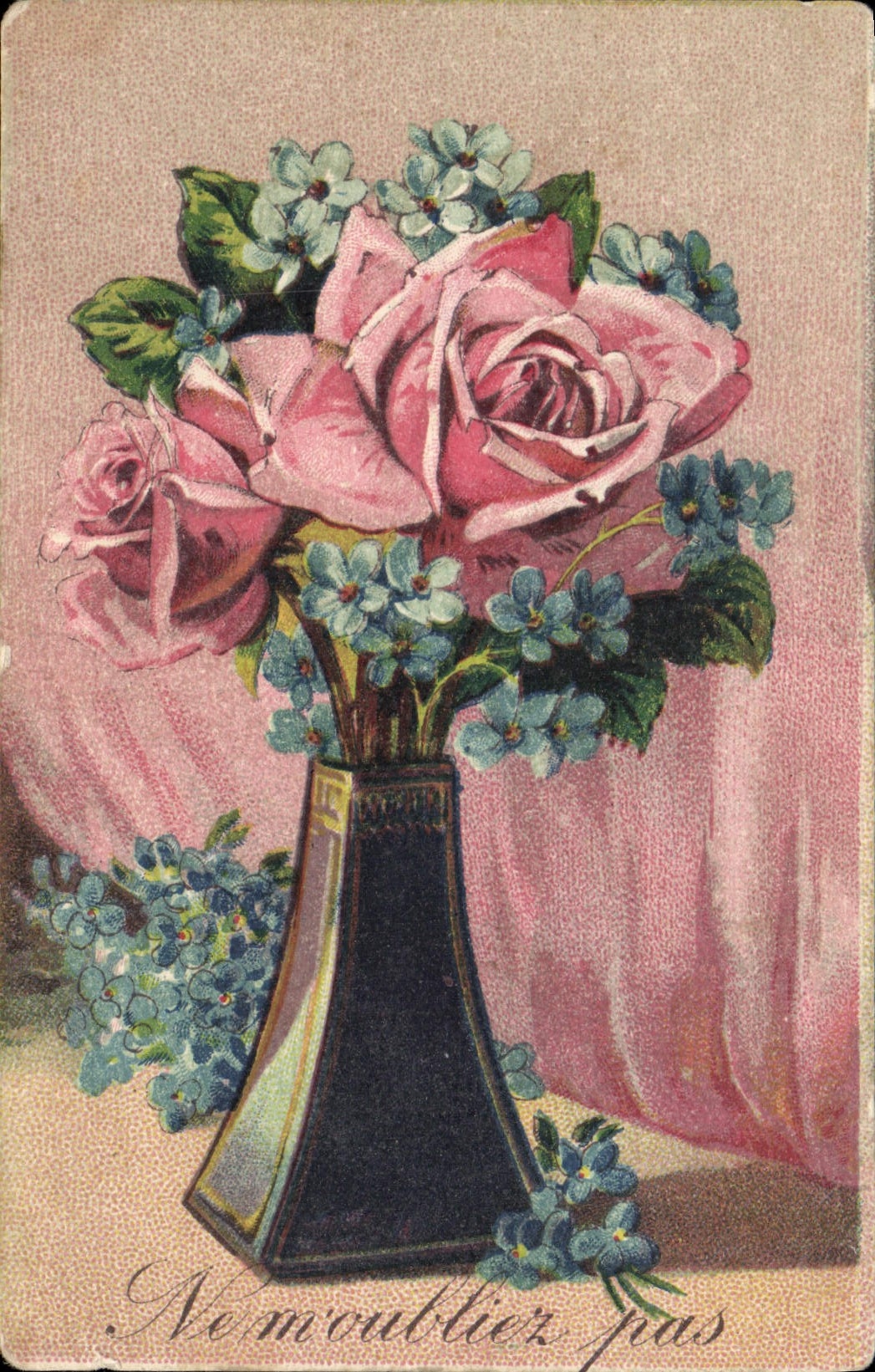 CPA Fantaisie Fleurs 