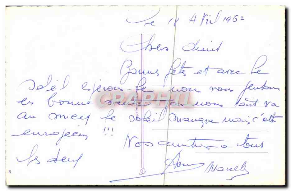 CPA Fantaisie Fleurs  — Verso
