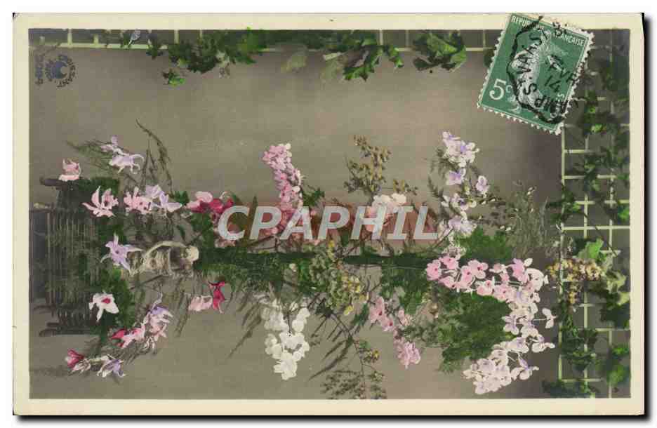 CPA Fantaisie Fleurs 