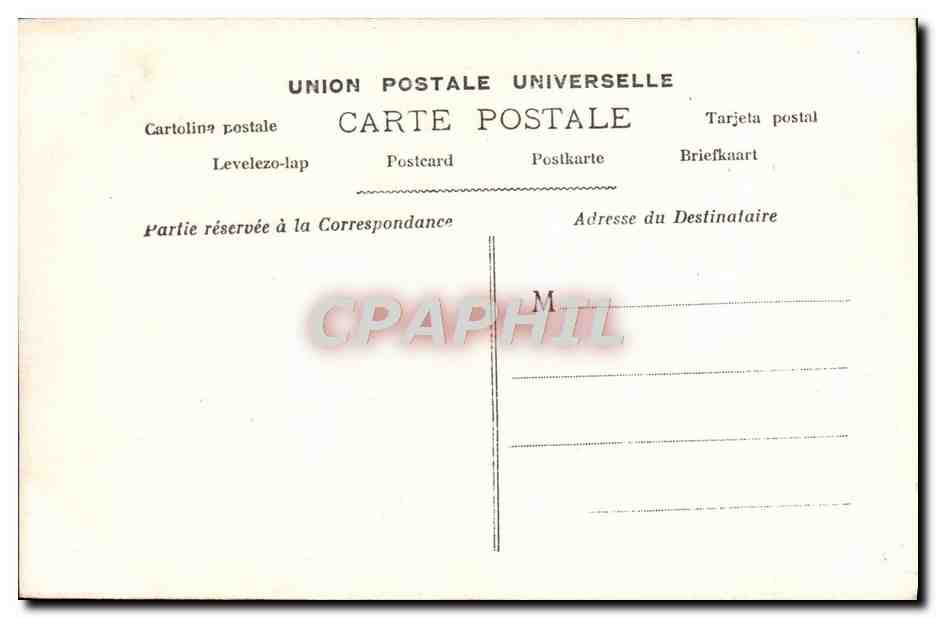 Femme en robe rose tenant une pensée — Série 2159 — Éditeur K. B. Paris — Verso