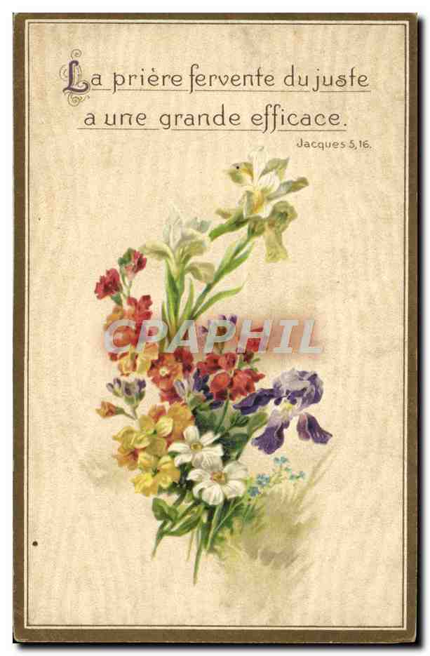 CPA Fantaisie Fleurs 