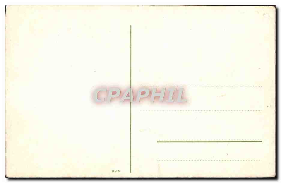 CPA Fantaisie Fleurs  — Back