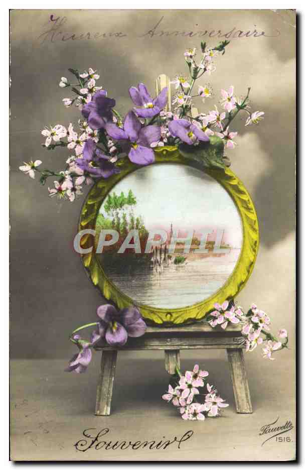 CPA Fantaisie Fleurs 