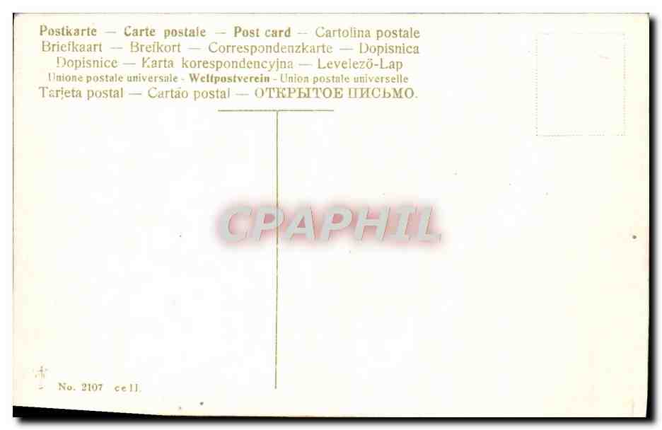 CPA Fantaisie Fleurs  — Back