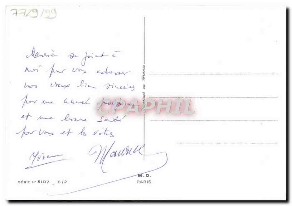 CPM Fantaisie Fleurs  — Verso