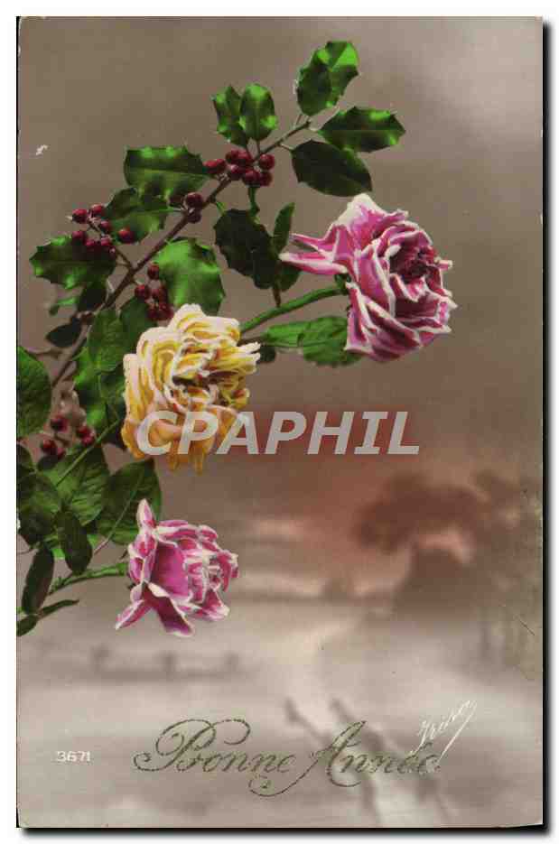 CPA Fantaisie Fleurs 