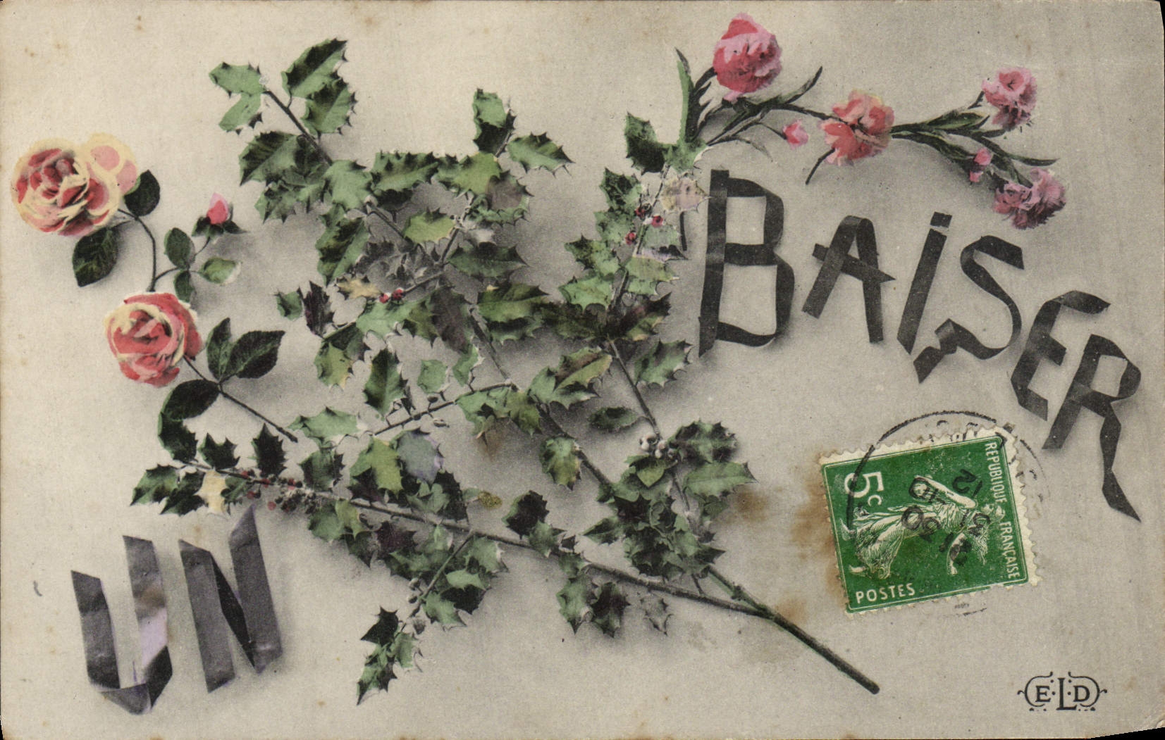 CPA Fantaisie Fleurs 