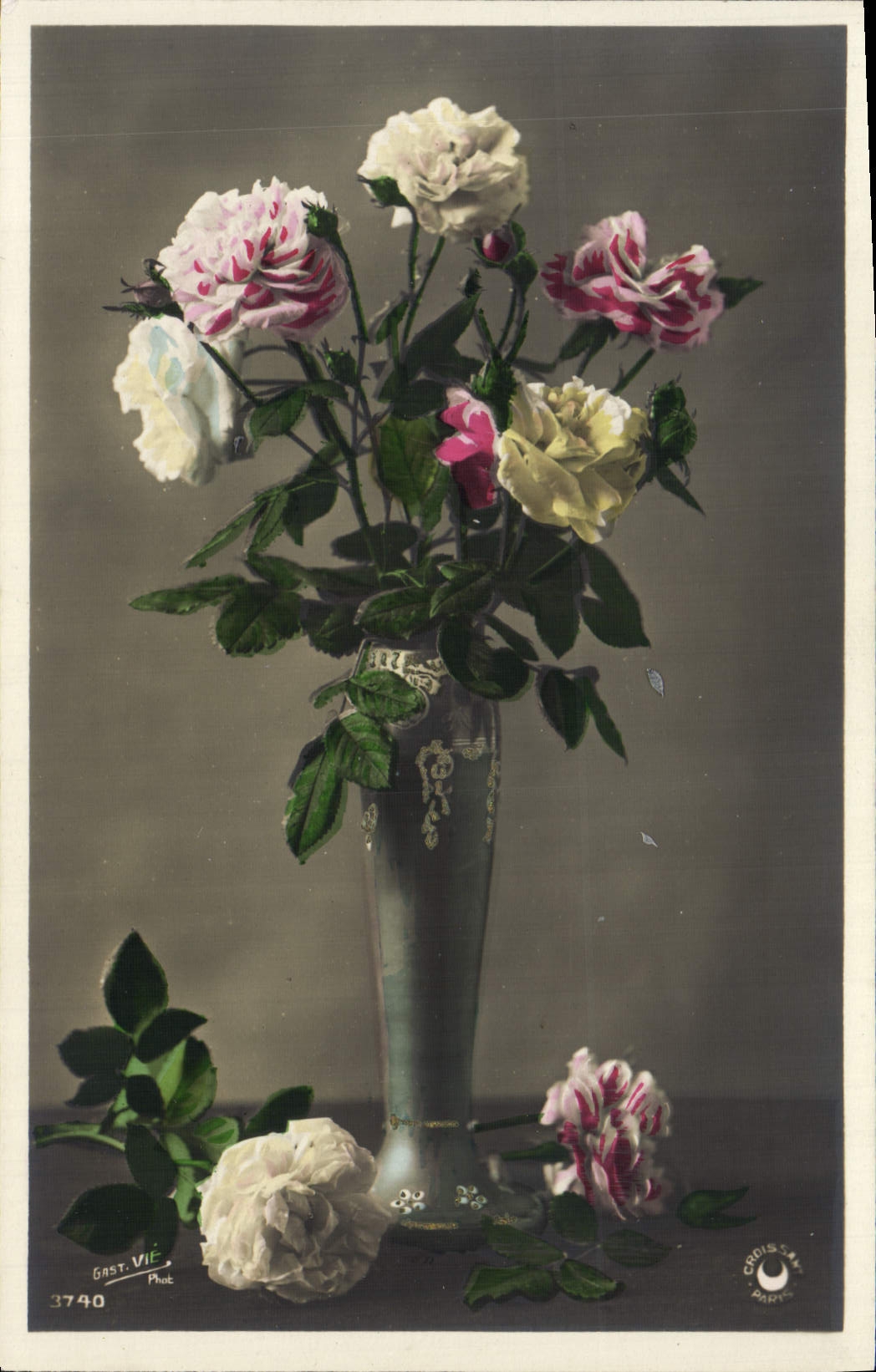 CPA Fantaisie Fleurs 