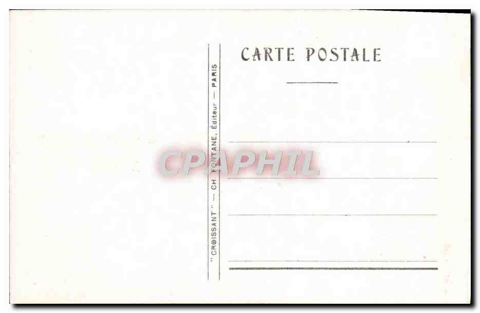CPA Fantaisie Fleurs  — Verso