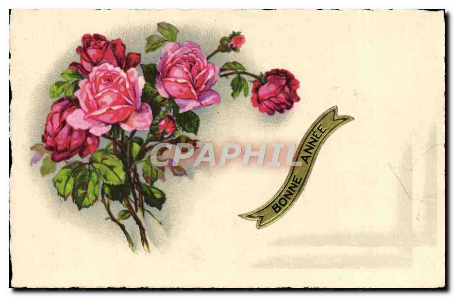 CPA Fantaisie Fleurs 