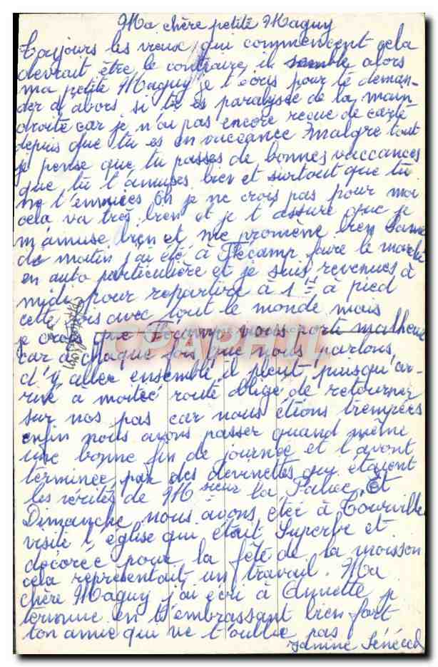 CPA Fantaisie Fleurs  — Verso