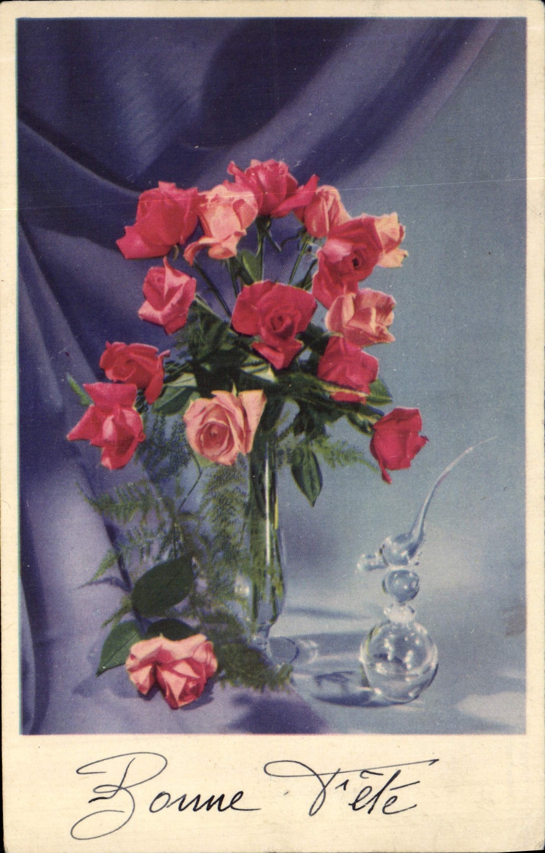CPA Fantaisie Fleurs 