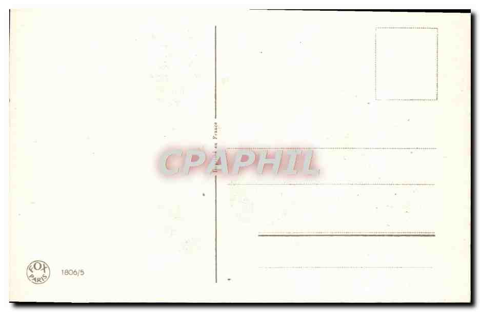 CPA Fantaisie Fleurs  — Back