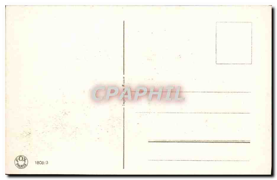 CPA Fantaisie Fleurs  — Verso