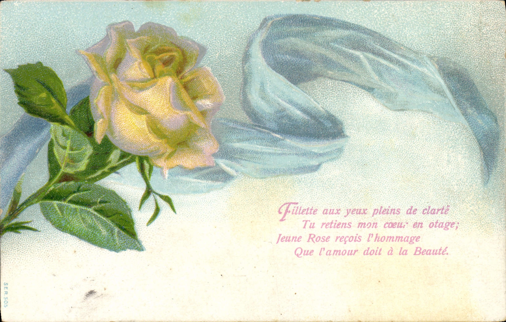 CPA Fantaisie Fleurs 