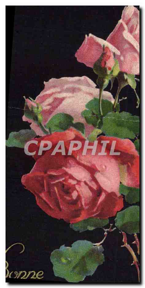 CPA Fantaisie Fleurs 
