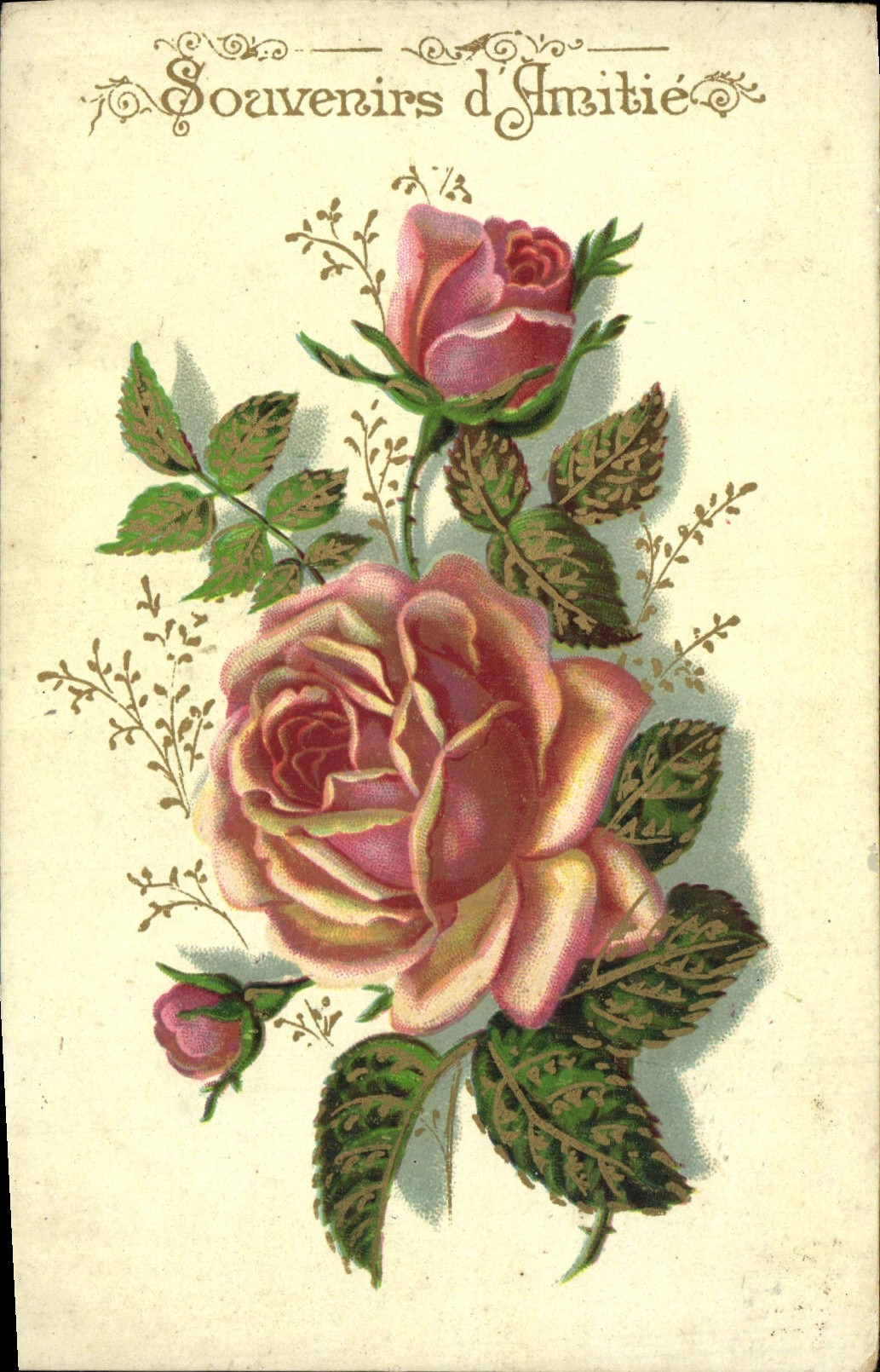 CPA Fantaisie Fleurs 