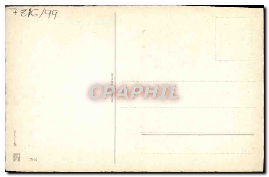 CPA Fantaisie Fleurs  — Verso